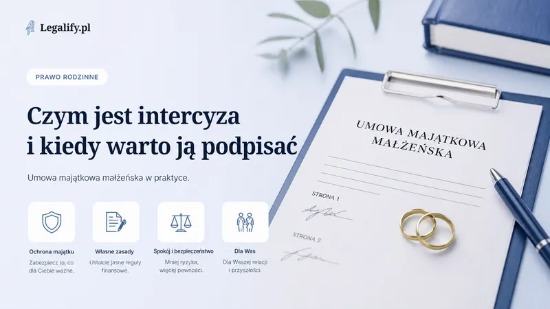 Czym jest intercyza i kiedy warto ją podpisać