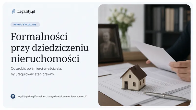 Formalności przy dziedziczeniu nieruchomości