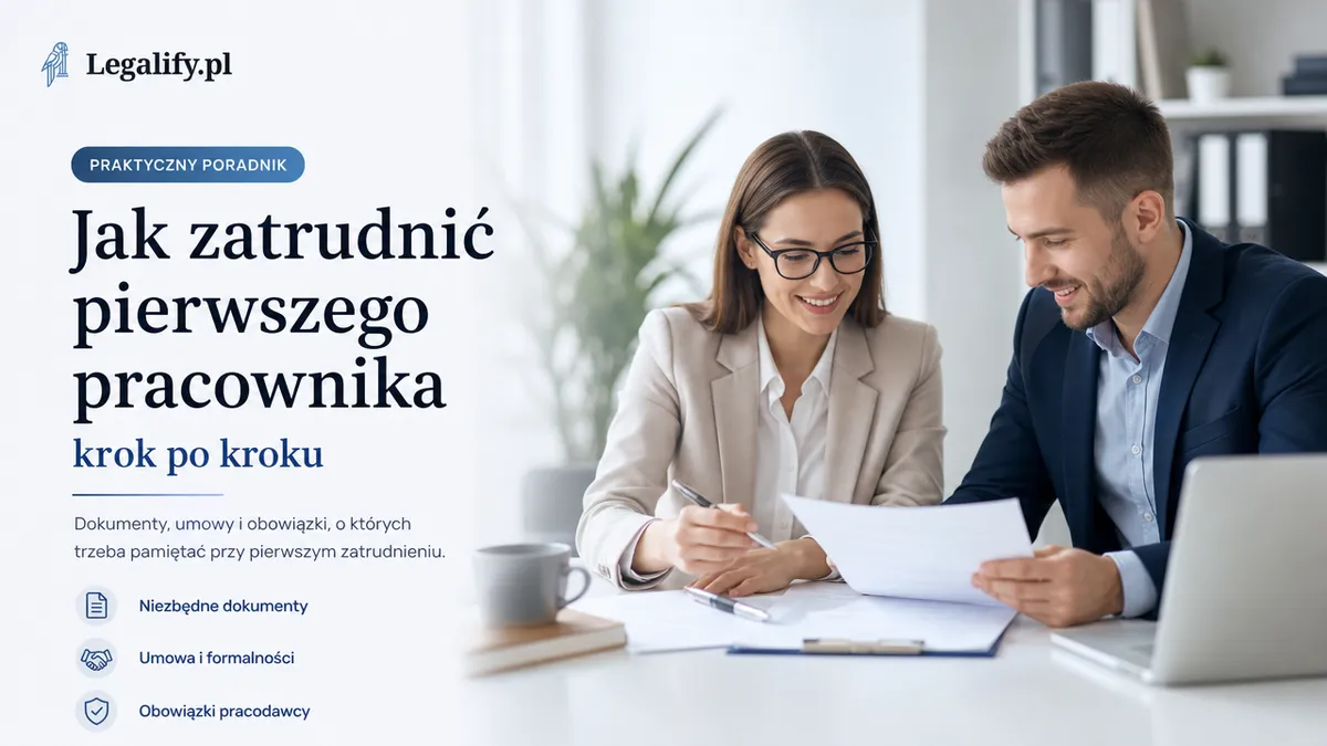 Jak zatrudnić pierwszego pracownika krok po kroku