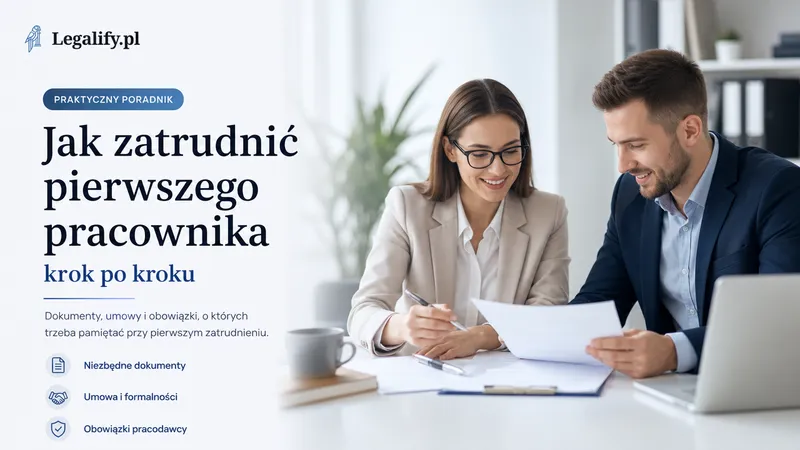 Jak zatrudnić pierwszego pracownika krok po kroku