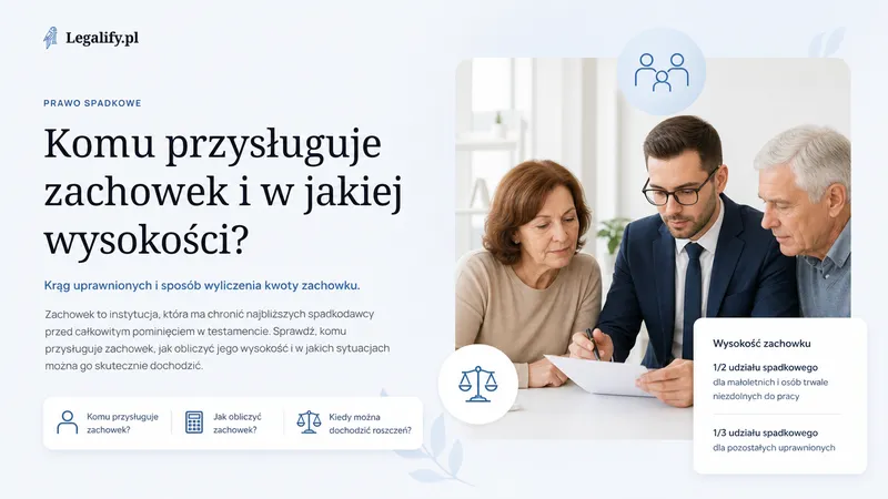 Komu przysługuje zachowek i w jakiej wysokości