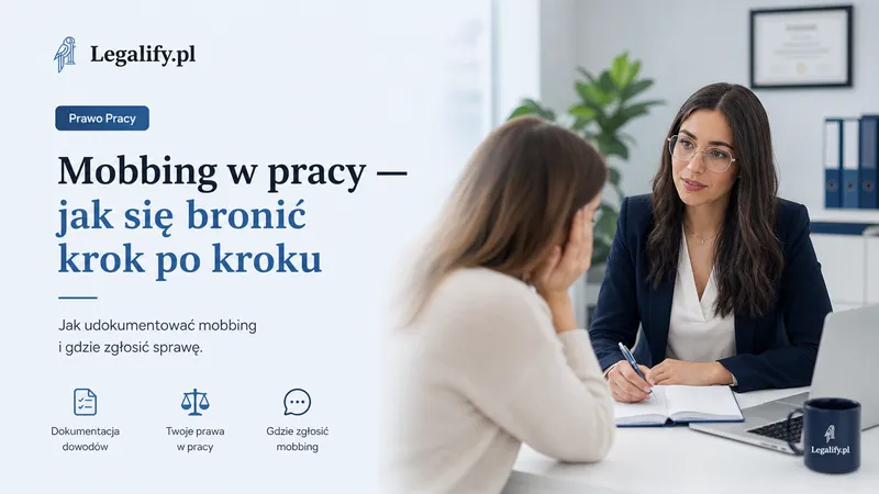 Mobbing w pracy — jak się bronić krok po kroku