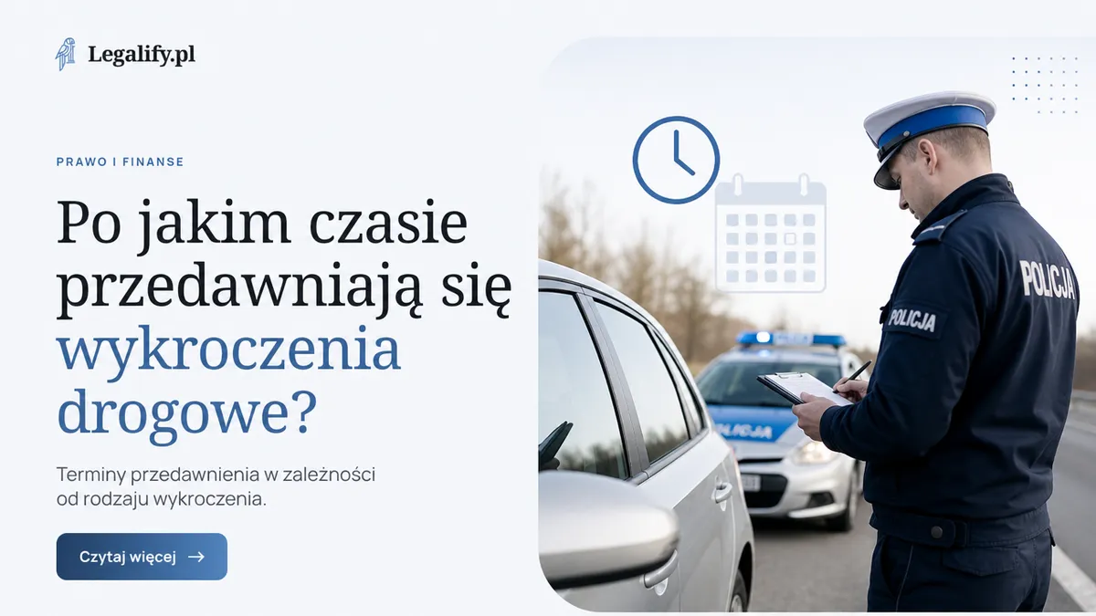 Po jakim czasie przedawniają się wykroczenia drogowe