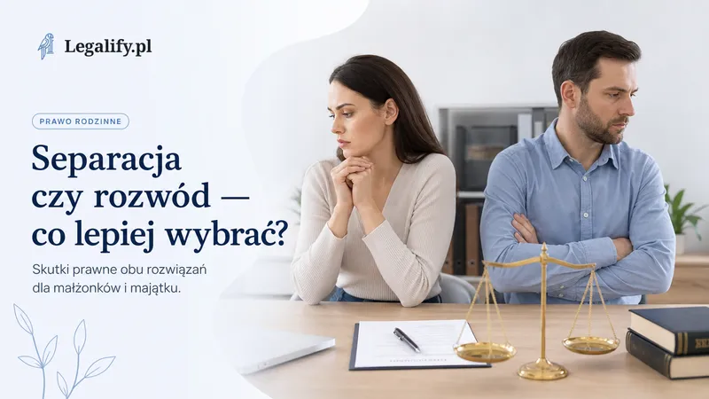 Separacja czy rozwód — co lepiej wybrać