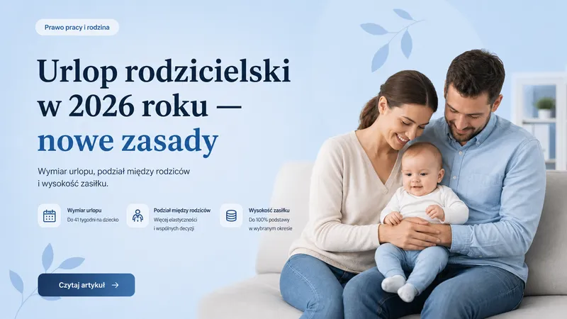 Urlop rodzicielski w 2026 roku — nowe zasady